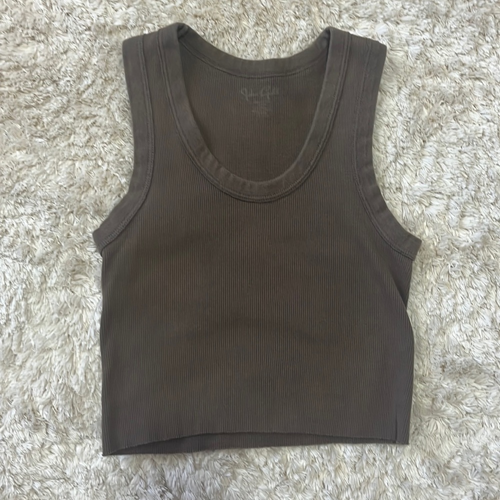 Brown Brandy Melville SHIRT